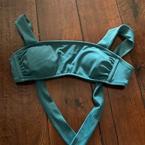 Zhilaration Dark Teal Bikini top